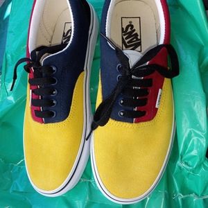NWOT VANS Suede & Canvas Colorblock Sneakers, 8 Women's/Men's 6.5